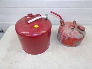 Pair of Metal Gas Cans
