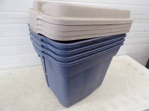 4 Totes with Lids