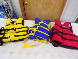 3 Life Jackets