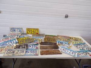 Vintage License Plates