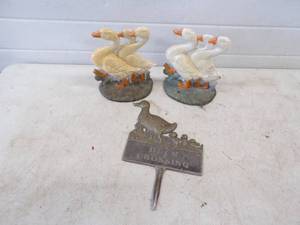 Duck and Goose Garden Art