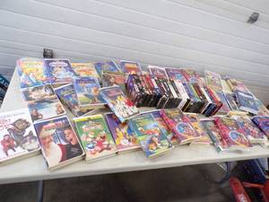 VHS Movie Lot