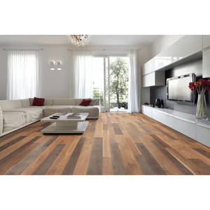 620 Sq ft Real Engineer Reclaimed Timber Color Torchlight Random Lengths 4",5",6" W  SKU EWX