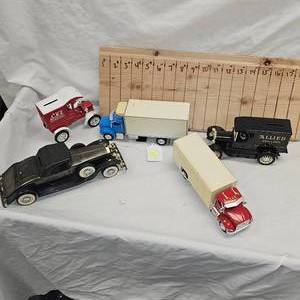 3 Banks and 2 Semi Trailers