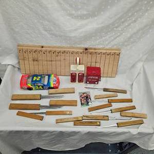Box of Letter Openers and Coke SP with Toothpick Holder