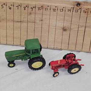 David Brown 990 and John Deere Tractor