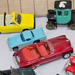 10 Small Die Cast Toys