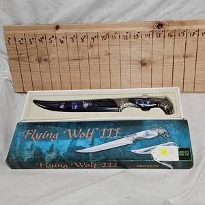13.5 Bowie Knife, Flying Wolf