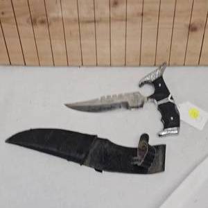 Assault Knife with folding blade