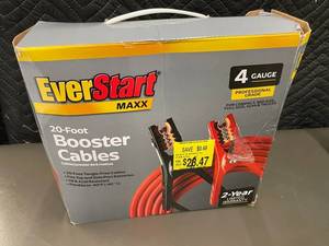 EverStart MAXX 4-Gauge 20-Foot Booster Cables