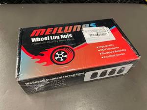 Meilunbs Wheel Lug Nuts - 20-Pack White 12x1.5 35.5mm w Socket Key