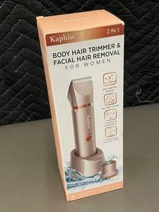 Kaphio 2-in-1 Body Hair Trimmer & Facial Hair Removal for Women