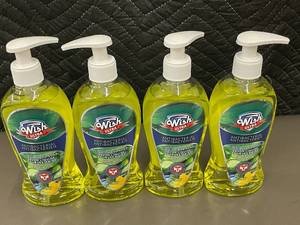 Wish Ultra Antibacterial Liquid Hand Soap, Cucumber and Tea Tree 4-Pack, 13.5 fl oz Each