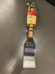 World Market 3-Piece BBQ Tool Set - Spatula, Tongs & Grill Brush