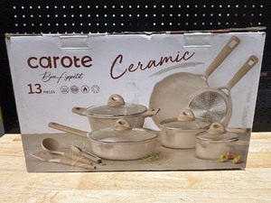 Carote 13 Piece Ceramic Cookware Set