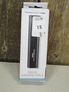 Travel Smart Digital Luggage Scale - Black Maximum Capacity 80 lbs