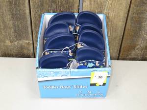 Toddler Boys Slides (1-S, 2-M, 1-L)