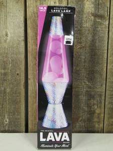 LAVA 14.5 Pinwheel Holographic Foil Novelty Table Lamp