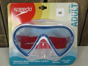 Speedo Endcap Adult Mask Swimming Gear for Ages 14