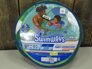 Swimways Sun Canopy Spring Float with Hyper-Flate Valve