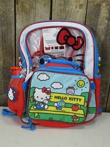 Hello Kitty 4 Piece Backpack Set