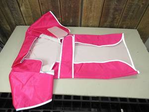 Kuoser - XL Bright Pink Rain Jacket For Large Dogs
