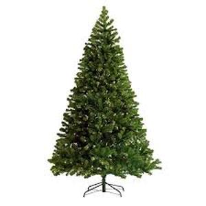 6 ft. Artificial Hinged Christmas Tree with 400 Pre-strung LED Lights Collapsible Stand