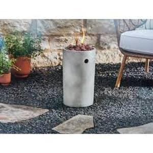 17 Pipestone Outdoor Column Fire Pit Gray - Threshold