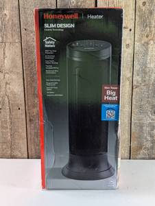 Honeywell Slim Ceramic Tower Heater Black