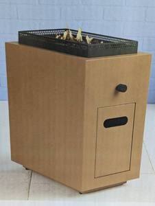 Rectangle Fire Table - Terracotta Finish - Uses 1 lbs Tank