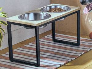 4 Cup Collapsible Tall Elevated Feeder Double Cat & Dog Bowl