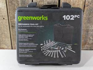 Greenworks 102pc Mechanics Tool Kit with Case