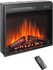 23 Insert Fireplace Heater - Black