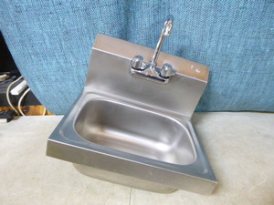 Stainless Steel Hand Washing Sink with Faucet
