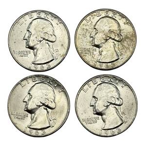(4) Washington Silver Quarters - Higher Grade