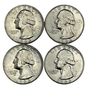 (4) Washington Silver Quarters - Higher Grade