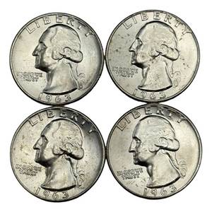 (4) Washington Silver Quarters - Higher Grade