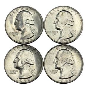 (4) Washington Silver Quarters - Higher Grade