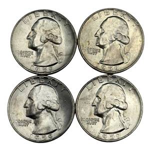 (4) Washington Silver Quarters - Higher Grade