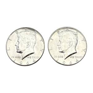 (2) 1964 Silver Kennedy Half Dollar - Higher Grade