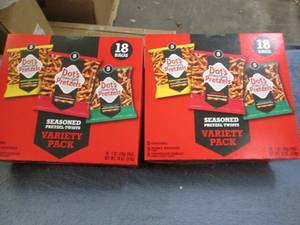 2 18 Bag boxes of single serve Dots...