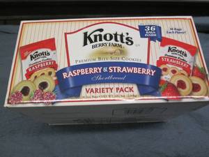 36 Bags Knotts raspberry and strawb...