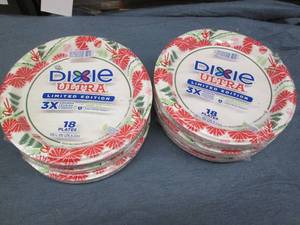 6 18 Packs Dixie ultra large paper ...