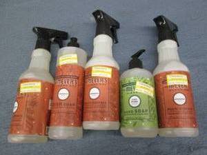 5 Mrs Meyers clean day assorted cle...