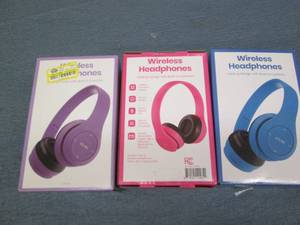 3 Wireless headphones...
