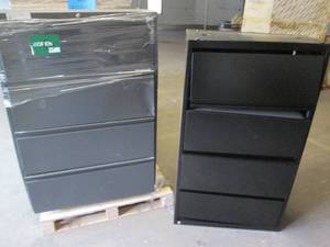 2 Dented 4 Drawer vertical file cab...