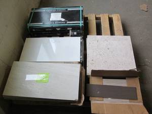 Pallet of assorted tile...