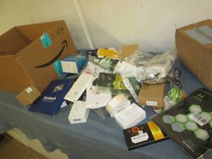 Box of assorted new items...