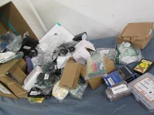 High value box of hardware, small e...