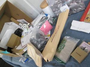 Box filled with new inventory...